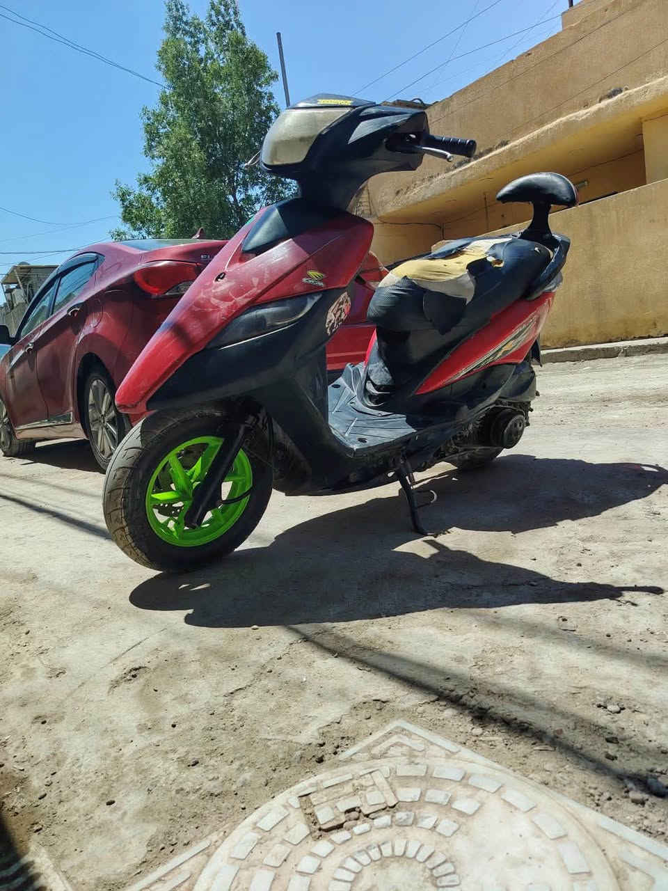 سلام عليكم دراجه ثعلب GTR للبيع او مراوس حسب القناعه السعر 325 و بيها مجال مكاني بغداد شهداء البياع للاستفسار ***********
