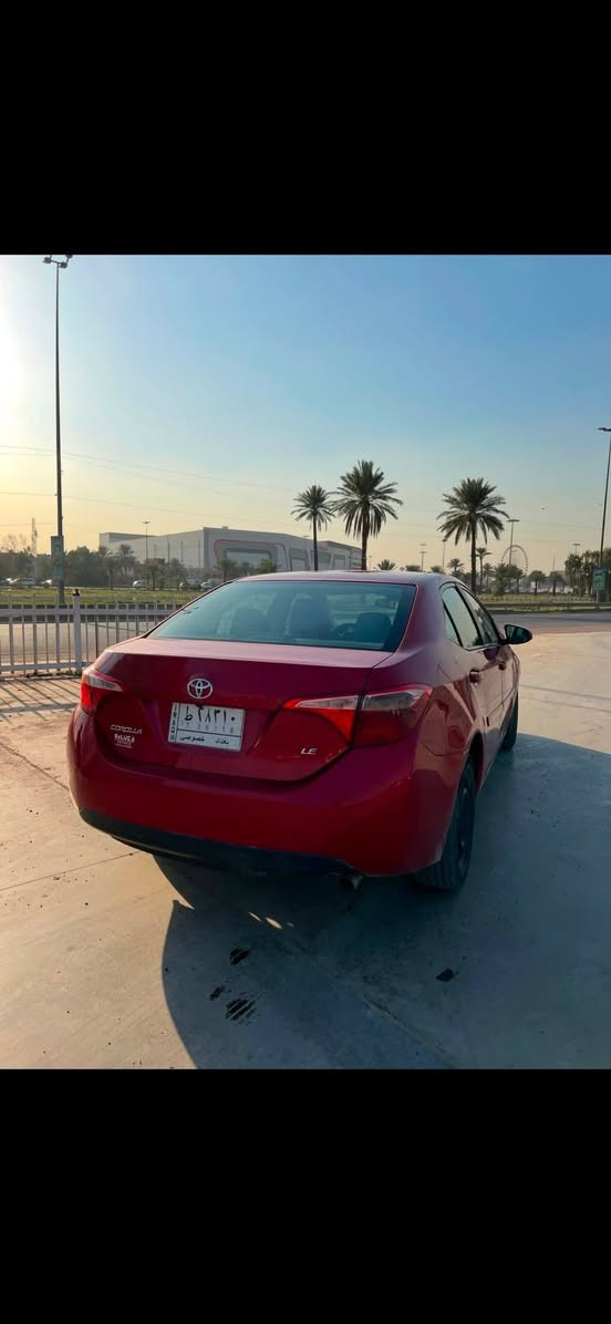 سلام عليكم
كورلاه البيع 2018 موصفات Le معروفه
محرك وكير خير من الله تبريد معروف مال كورلاه ثلج 
وارد أمريكي حادث سياره 
امريكا بيبان اثنين 
وبل العراق صبغت جاملغ أمامي وخلفي شخوط فقط صبغته لجماليه بنفس صفحه
سعر 132 وبي مجال شراي 
سياره بسمي تحويل ثاني يوم
رقمي ***********
