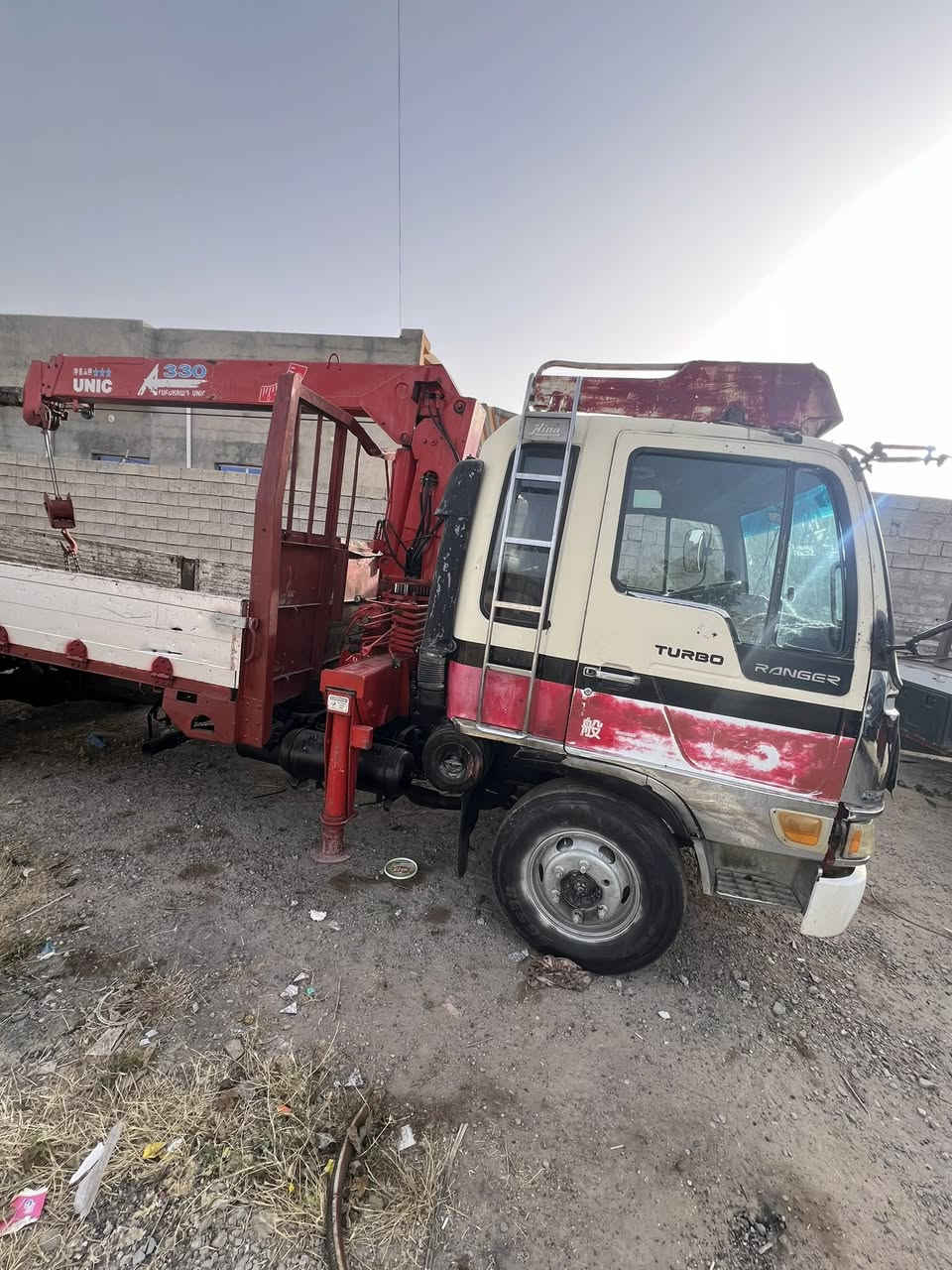 كرين هينو  طيره موديل 91 جهاز يونك 3300 رقم نينوه للبيع  ***********
