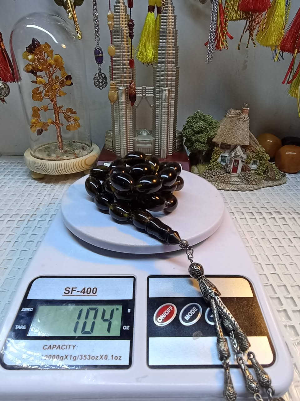 السلام عليكم
عروض رمضان 
مسباح سندلوس مساطب زيت زيتون كصه زيتونيه عرگ دخاني اسود جراخه اسطه جهاد الفلسطيني كركوشه انتيمون طرابزونيه خامه وفخامه محمول شيوخ خشنه 
الوزن 104 غم القياس 14 * 22 العدد 33 خرزه 
السعر 25 الف شامل أجور التوصيل والسعر قطعي لطفاً


**إذا كنت صاحب هذا الإعلان وتريد حذفه لأي سبب، رجاءا أرسل رسالة إلى الدعم الفني**