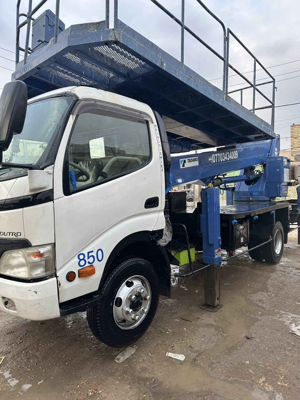 سلام عليكم باسكت 22متر تادانو تحكم كهرباء وهايدروليك فوك وجوه فول سيفتي مكاني بغداد الستفسار ***********
