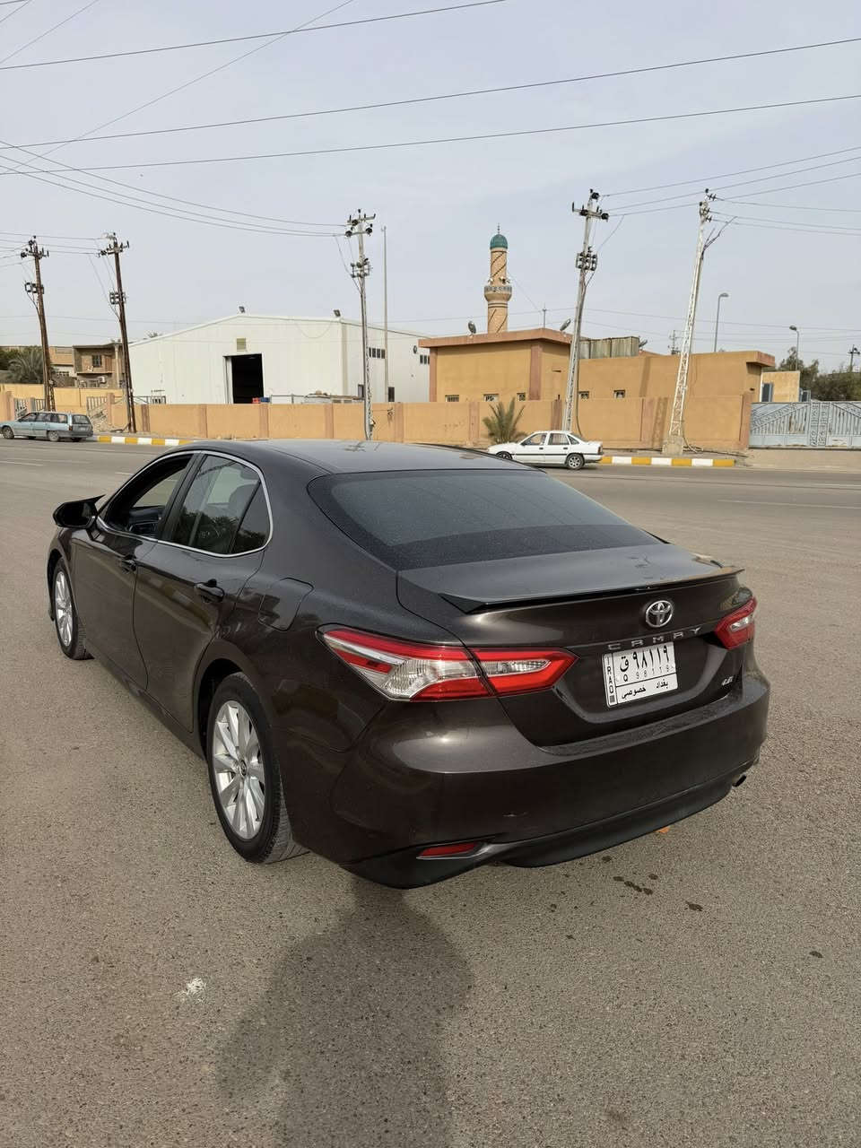 السلام عليكم
كامري 2018
امريكي 
فئه le
ضرر جاملغ امامي فقط
ماشيه 96الف ميل
رقم بغداد شرط التحويل
***********
