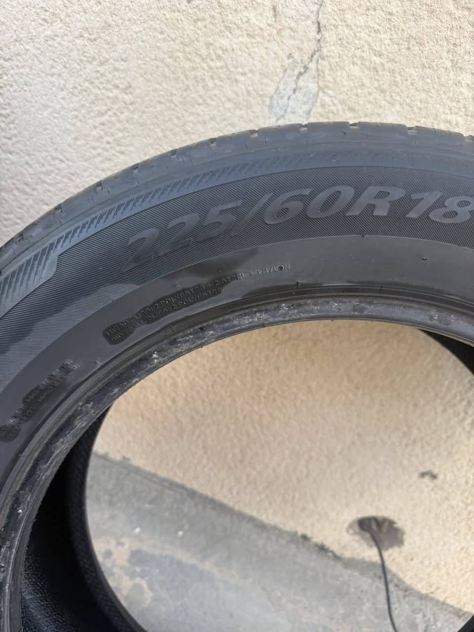 السلام عليكم
للبيع زوج تايرات نظيفات اوباما 
قياس 18 / 60 / 225
السعر ٦٠ الف 
وتاير واحد هاذه جديد مسعمل اقل من سبوع واحد والله مال الانتره 
قياس 16 / 55R / 205
السعر 35 الف 
مكاني ناصريه حي اور 
***********
