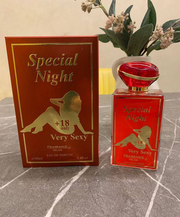 عطر سبيشل نايت Special night عطر الاغراء وللاثارة الرومانسي عطر فرموني للمتزوجين الذي يعمل  على إثارة الحواس وتحفيزها❤️‍🔥🔥

Special Night للجنسين 100 مل – او دى بارفان  Special  ♥️Night

♥️ عطر الاثارة والاغراء للمتزوجين +18 ❤️💋
عطر زهري منعش يعبّر عن مُثُل الحداثة والأنوثة والثقة عطر Special Night هو عطر ناعم و رائحة ترمز إلى الجوانب الحديثة والحديثة للأنوثة والرومنسية والشراكة العميقة .

♥️ هذه الرائحة الرائعة تكمل الروح الحرة للرجل وللمرأة التي تتوقف لتنغمس في لحظات الحياة البسيطة المشي في المنزل عند الفجر شعور الدفء الشمس على بشرتها لمسة ناعمة من زهرة في هذه اللحظات .

تعد Special Night  من أكثر العطور جاذبية وتشع بريق من الثقة والتأكيد على الذات و النضارة الخضراء المنعشة  مما يؤدي إلى روائح قلب باقة أزهار من روز براعم الحساسة ممزوج بخبرة مع ياسمين بتلات و فريزيا بينك لخلق زهور طبيعية تم إضفاء الدفء على هذه الرائحة من خلال الاتفاقات الجذابة لشير وودز في الروائح الأساسية مع خشب الأرز الجذاب الذي يشكل التوقيع الأساسي لهذا العطر الرائع .
🔴 روائح مقدمة العطر : زهر الصبار
🔴 قلب العطر : فريزيا وردية ، بتلات الياسمين ، براعم الورد
🔴 روائح قاعدة العطر : خشب ارز وخشب شفاف

🚘يوجد خدمة توصيل لجميع محافظات العراق تفتيح_آمن #مبيض_بأعشاب_طبيعية #عناية_نباتية #منتج_آمن #ترطيب_وتفتيح #بشرة_نقية #شانيل_مبيض


**إذا كنت صاحب هذا الإعلان وتريد حذفه لأي سبب، رجاءا أرسل رسالة إلى الدعم الفني**