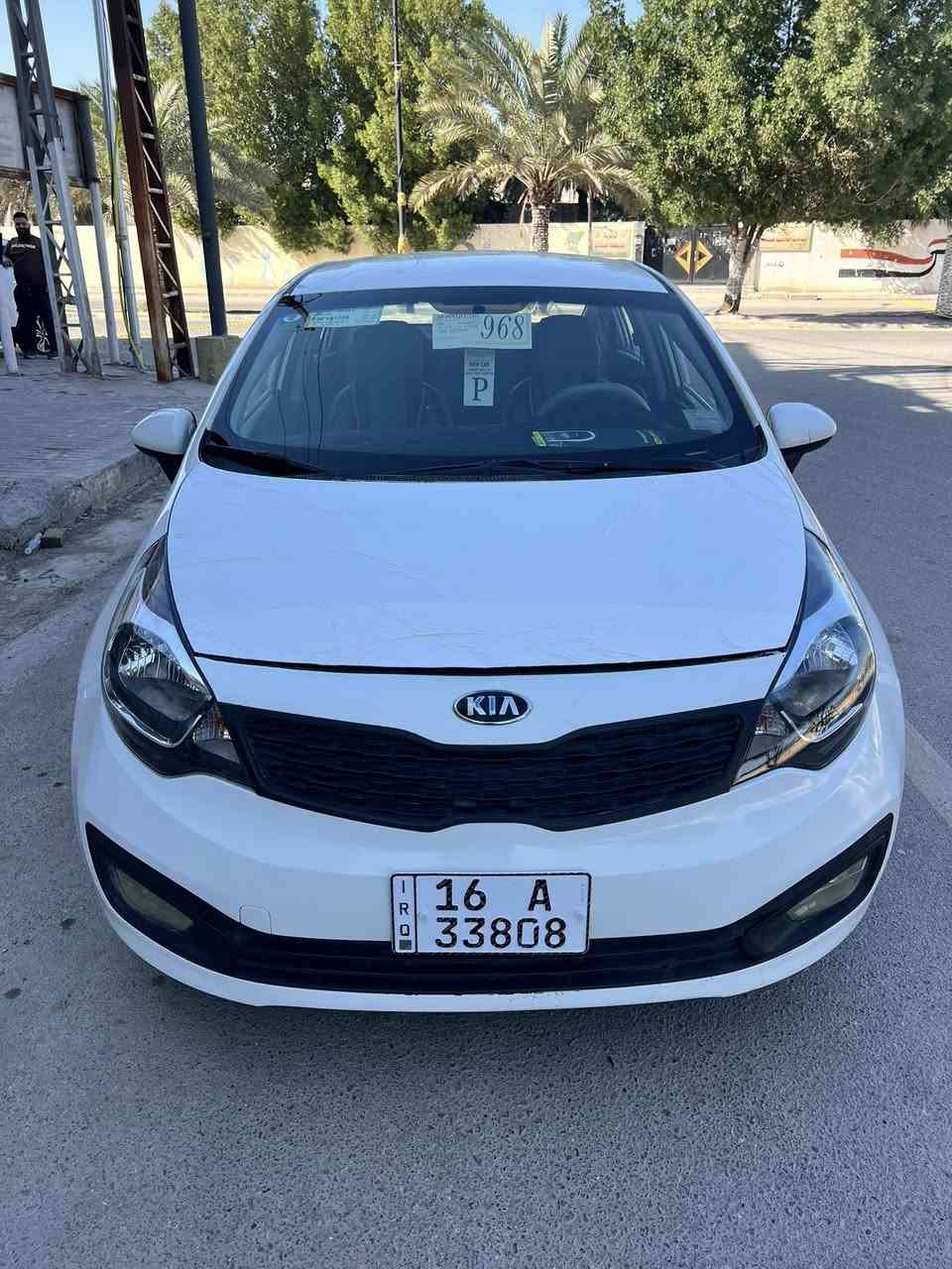 السلام عليكم
البيع كيه ريو 2013
رقم وسنويه وهزه كله جديد 
محرك1600 قطرتين المرغوب
ماشيا248 سياره جديده جديده وحلا من الصور بيه مكانات صبغ اثر دحجات مكفوله من اي حادث سونار داخل المنشور سعر 79 مكاني النجف قرب مطعم الخيمه ***********
