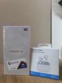 هونر 600 256GB + 8GB Ram جديد غير مستخدم ولامفتوحه العلبه مع  سماعه هد...