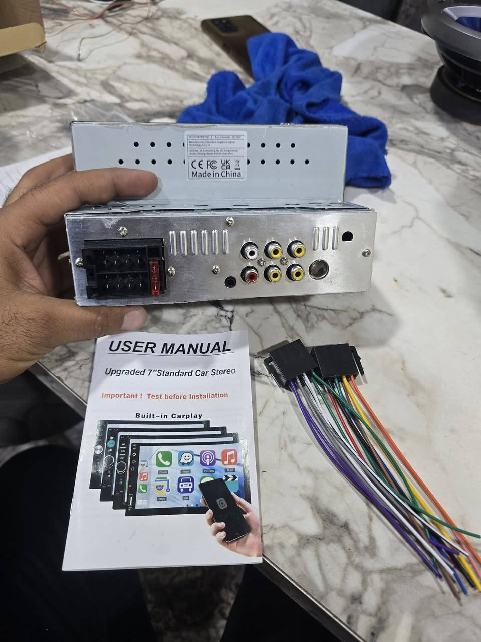 زوج شاشة اندرويد يرهم للسيارات مسجل طابق واحد ..شاشة ابو كامرة مع دبل ريمونت سعرة ٢٠ الف.شاشة ثاني بدون ريمونت سعرة ١٧ الف.خريطة دمام سعرة ٨ الف..مكاني كركوك ***********
