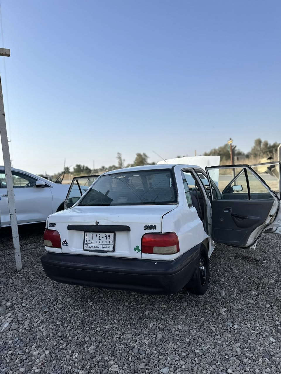 سايبا للبيع موديل 2012
السيارة مابيهة اي نقص 

غرامات مصفر مداور ثاني يوم 

السيارة بيهة ضربة بل جاملغات الخلفية موضح بل فيديو

كير حلو مكينة بيهة خيط بخار قليل

السعر 25$بيهة مجال قليل

الديوانية دغارة 

***********
