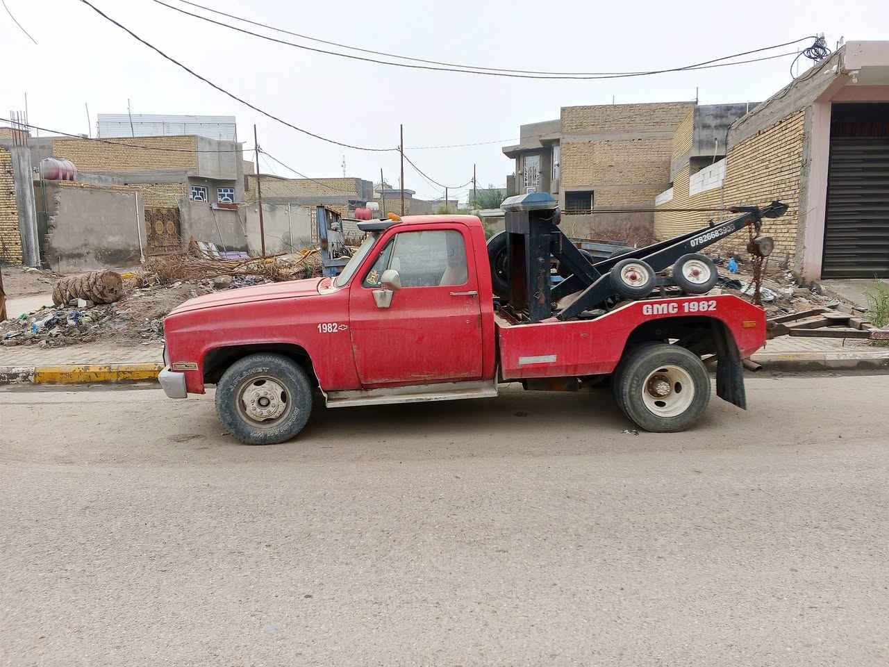 كرين خاشوگه جمسي 8سلندر 445 مع بدي فوزه  مثل ما موضح بالصوره مكاني الرميثه. . ***********
