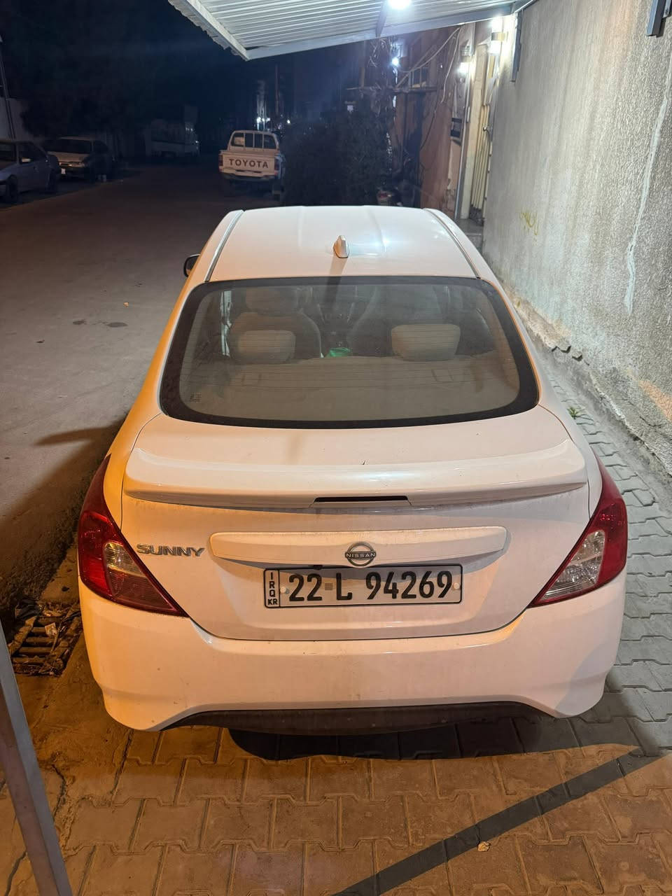 سيارة نيسان صني 2024 ابيض هندي
ضمان سنتين من شركة المهند كارس

رقم اربيل

ماشية 10 آلاف

مكفولة كفالة عامة من جلخه وصبغ وحالوب 

ومحرك وكير سليم 100 بالمية

بانزين دائما محسن تفويل ولا مره عادي

سعر 125 ورقة 
مكان سيارة النجف الأشرف

***********
