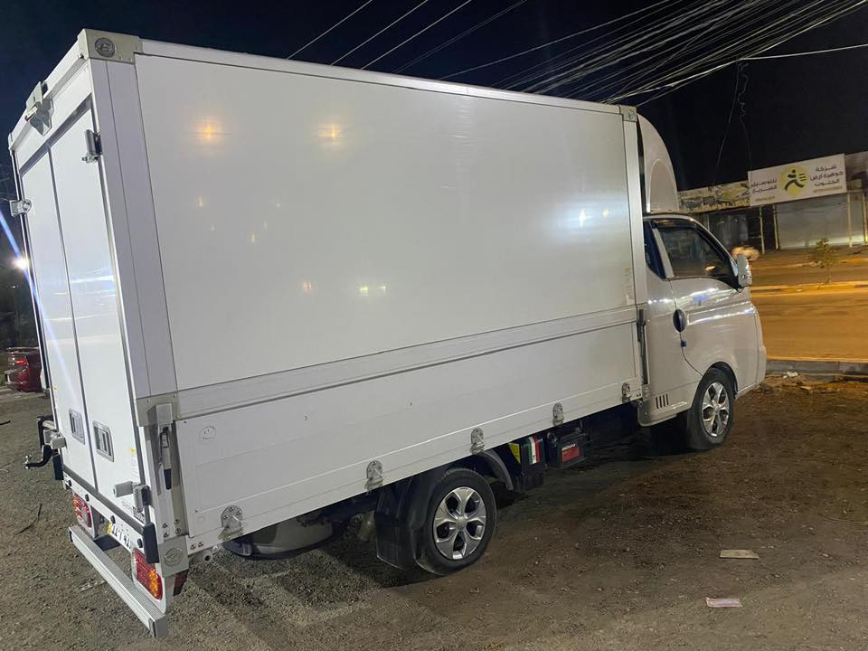 حافظه هونداي بورتر بدي طويل سياره فول اوتو غاز  رقم بغداد *********** موديل 24
