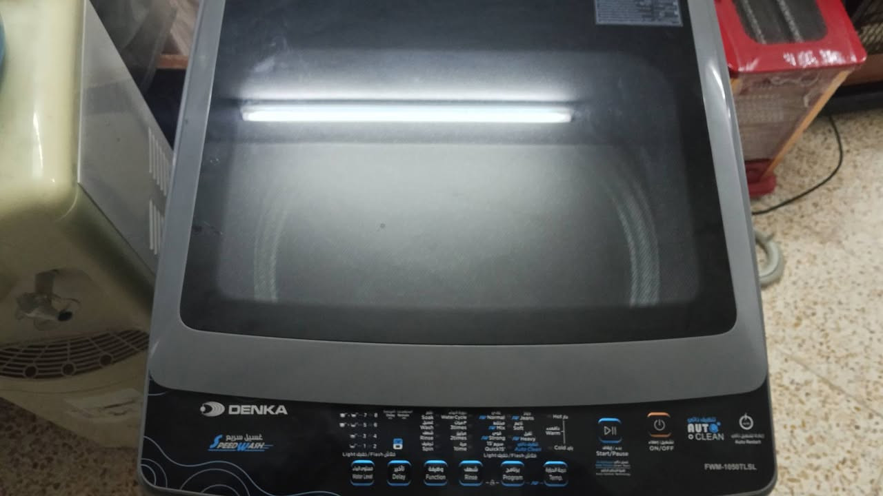 غسالة ملابس اوتوماتيك نوع DENKA جديدة استعمال قليل للبيع سعر 500 الف وبيها مجال تواصل خاص او واتساب رقم ***********
