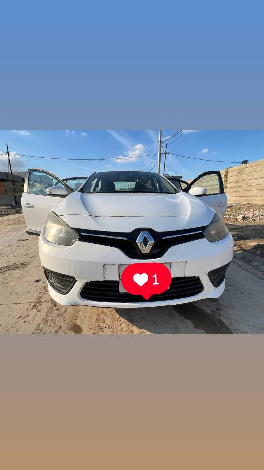 سيارة رينو  فلاونس للبيع موديل 2016 

السرعة شاشة ديجيتال ✨ 
جامات كهربائي 💥 
مسجل بلوتوث 
كير cvt 
محرك 1600
4 سلندر 
8 نوزل 
دفتر بانزين بيها 🟢
لون ابيض رقم اربيل ✨
تايرات جديد +باتري جديد 
نوزلات وبلكات جديد 
سيارة بأسمي شرط التحويل
 بيها  جامرلغ سكن تعديل بارد + قبق بنزين بخ 

السعر / 90 ✨$ 

العنوان كركوك 

للتواصل والاستفسار واتساب 
*********** كركوك, العراق
