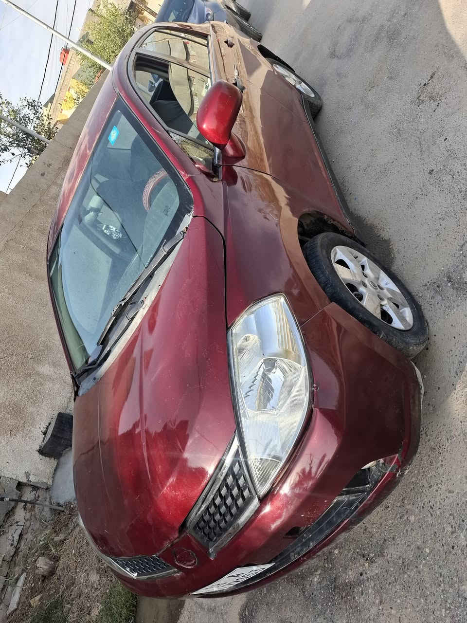 السلام عليكم نيسان فيرسا ٢٠٠٨ رقم بابل انكليزي باسمنه تحويل مباشرسنوية لل٣٠ هزة جديدة كير عادي محرك وكير ممتاز تخم تاير نظيف مصبوغة عام  السعر ٤٨ الشراي يتصل ٠٧٧٤٢٧٠٠٨٤. *********** مماني بابل محاويل
