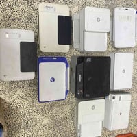 على بركة الله طابعات عدد ٩ ثمانية منهم hp ووحده سامسونج ابيعها فحم قيم...