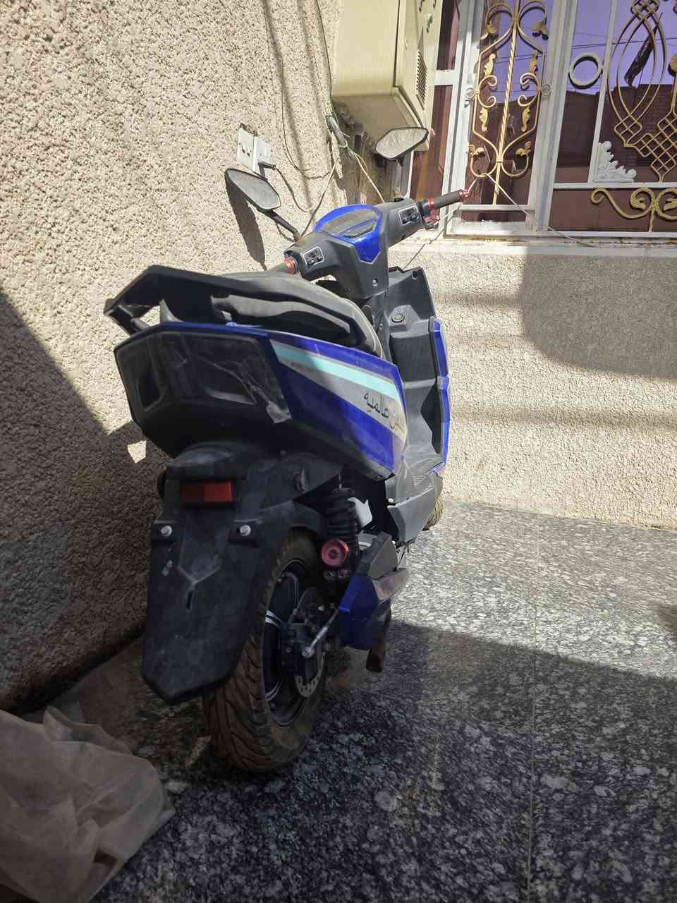 السلام عليكم دراجة شحن للبيع 6 باتريات ينرادلهن تبديل
نظام p 
نظام R بك
  مكان بغداد حي اؤر  ***********
