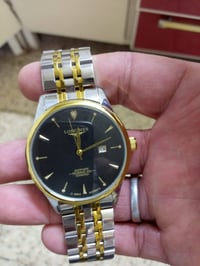 من رخصه الادمن ساعه لونجين اوتوماتيك للبيع السعر 75 وبيها مجال بسيط لل...