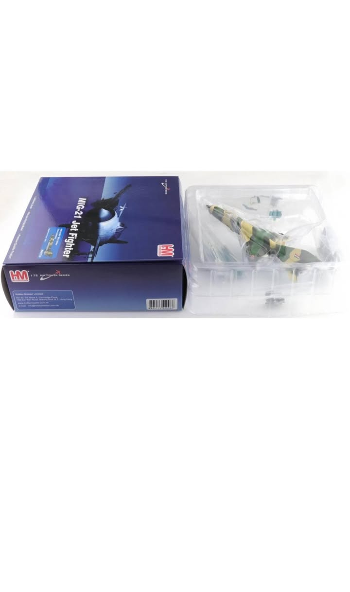 ميغ -21 مصرية🇪🇬 انتاج هوبي ماستر 
حجم1/72 
200 الف

Hobby Master 1/72 MIG-21MF Nile Valley late scheme Egyptian Air Force HA0178


**إذا كنت صاحب هذا الإعلان وتريد حذفه لأي سبب، رجاءا أرسل رسالة إلى الدعم الفني**