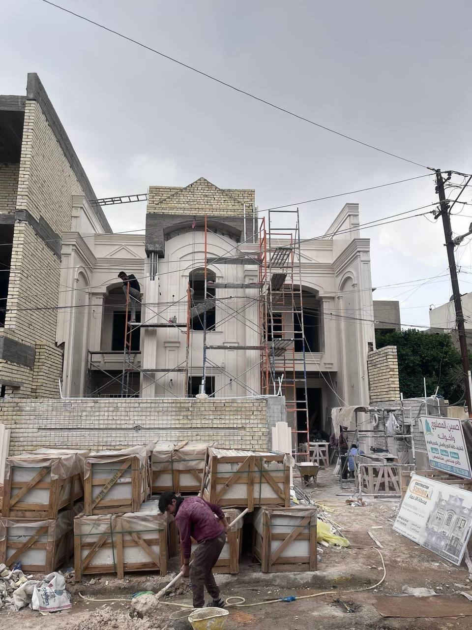 تغليف المنازل والبنايات بالمرمر والحجر شغل درجة أولى إستلام مهندس سعر المتر مربع25الف والطول 15الف بطريقة الحام والسيم نعمل في جميع المحافضات
***********
