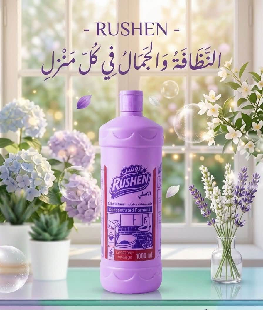 ✨معمل روشن  للمنظفات المنزليه
نظافه دائماً ......وأشراقه مميزه 🌟
✅مزيل الزهون نتيجه فعاله 100/100ولمعان رائع
✅تركيبه متطوره والمعان ورغوة عاليه مع زاهي روشن 
✅متوفر لونين نكهات مميزه وراقية جداً متعدد الاستعمالات الازوق💠 والوردي💗
✅فلاش روشن بتركيبه عالية الجوده💪🏻
✅كارتون بـ5طبقات لحمايه افضل اثناء النقل 🚍

📞لتواصل والطلبات :-
*********** للتواصل واتساب

🚚تجهيز الطلبات والشحن إلى جميع المحافظات ................اختيار كل بيت ذكي🏠

