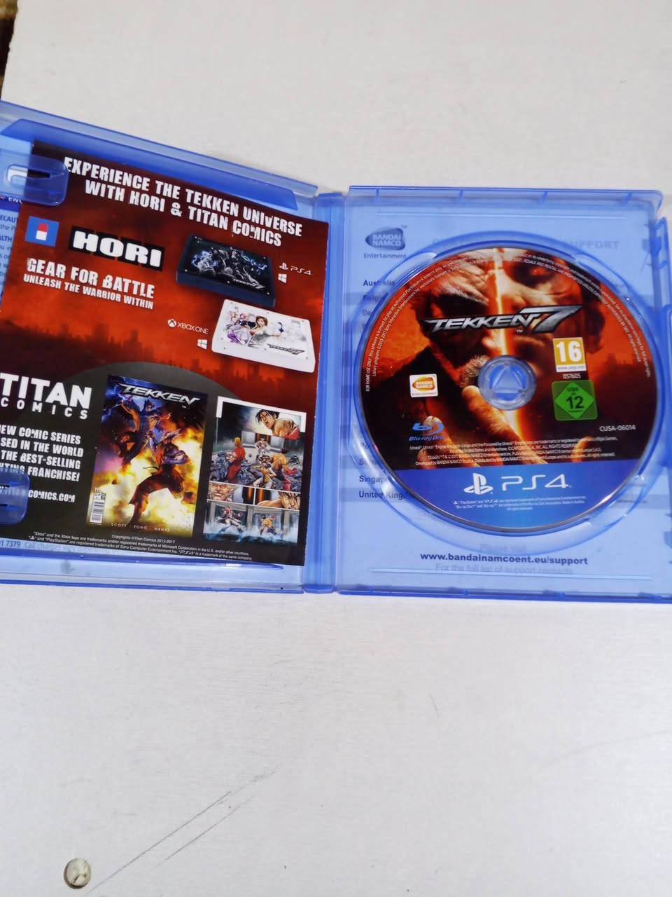 بلي ستيشن 4 سلم مستعمل  مع 6 اقراص نضيف جداً  لا مصلح ولا مفتوح وضمان بيه وسعره مناسب وبيه مجال للشراي متواجد واتساب ***********
مكاني محافظة البصرة
