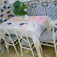 اغراض للبيع نظيفه ميس طعام خشب مع اربع كراسي قلايه هوائيه جديده بالباك...