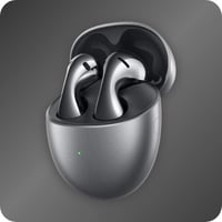 سماعات هواوي فري بودز 5   Huawei FreeBuds 5   للبيع لون فضي شكل مميز ج...