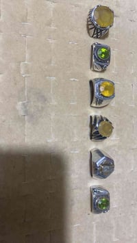 ٣ محابس • الياقوت والزبرجد • صياغة يدوية