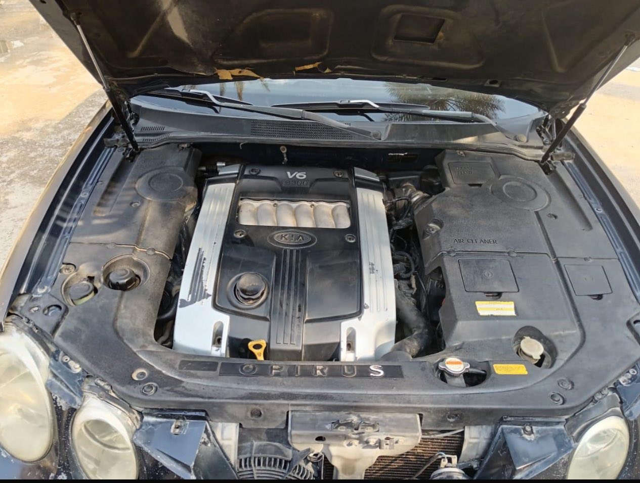كيا أيبريوس 2004بلاديه بدون صبغ السياره حلوه بس جارده مكينه وكير وتبريد وتدفئه كله شغاله رقم شمالي بأسمنه ثاني يوم تحويل صدرأمامي خلفي زين  السياره ViPفول عده البصمه السعرر  ((   70    ))وبيه مجال هاتف//***********
