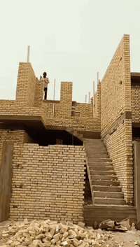 اللهم صل ع محمد وال محمد تم هذا البناء مواد وعمل بناء ابيوت هياكل وهذا...