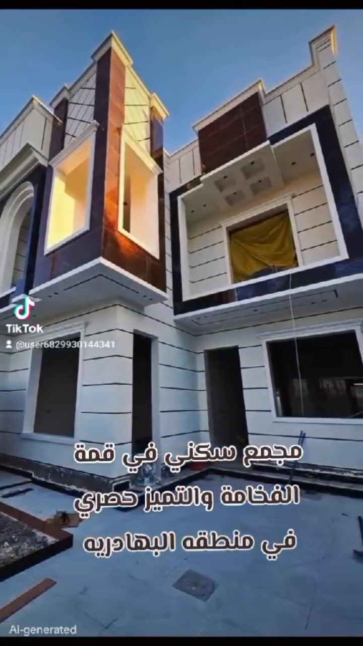 ابداع التفاصيل وترتيب  المحتوى يبدأ من هناحصرياً من خلال هذا العرض المميز في هذا المجمع السكني يتوفر لدينا اكثر من منزل بتفاصيل مختلفه واليكم احد هذه التفاصيل 

#دارللبيع يتكون البيت من غرف نظام سويت  

#صحيات خارجيه و داخليه 

#ابواب قاصه 

صاله 

#استقبال

#مطبخ حار و بارد

#حديقه

#كراج

#المساحه 200 متر

#السعر215  

تبليط الباب البيت

#الموقع ابي الخصيب منطقه البهادريه شارع الامام علي

#الاساس رفت

#البيت طابو عراقي و كاله ب اسم المشتري و نسخه من الطابو

#للاستفسار الاتصال على

***********
***********
