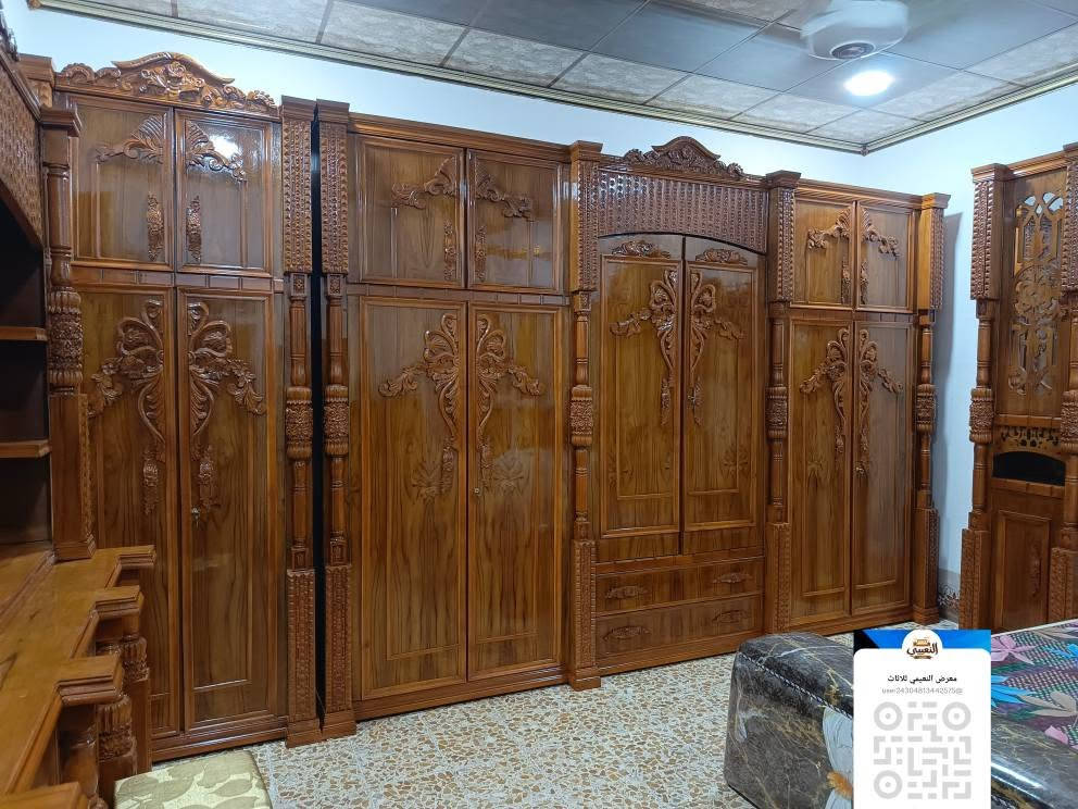 ✨ معرض النعيمي للأثاث الراقي 

🏆 من أجمل الغرف الي شتغلنها 
✅ مواصفات مميزة وراقيه 
🔹 (داخل وخارج صاج)
🔹 صاج خارجي 5 ملم
🔹 صاج داخلي 4 ملم
🔹 6 أبواب ومتوفر 5ابواب 
🔹 صبغ حراري عالي 

📍 العنوان:
الجانب الأيمن – الصناعية القديمة – قرب جامع أبو زعيان.

📞 للاستفسار والحجز:
***********
***********
***********

معرض النعيمي للأثاث الراقي
🌟 الجودة التي تثق بها... والأناقة التي تستحقها. موصل, نينوى
