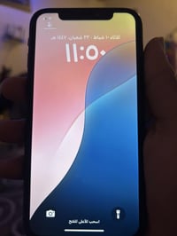 iPhone XR ذاكره 64 بطارية 100بي فطر خفيفه في الضهر والباقي كله شغال  ا...