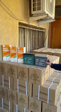 بطاريات دراجات شحن • ٢-٦ بطاريات • كارتون ٤ بطاريات