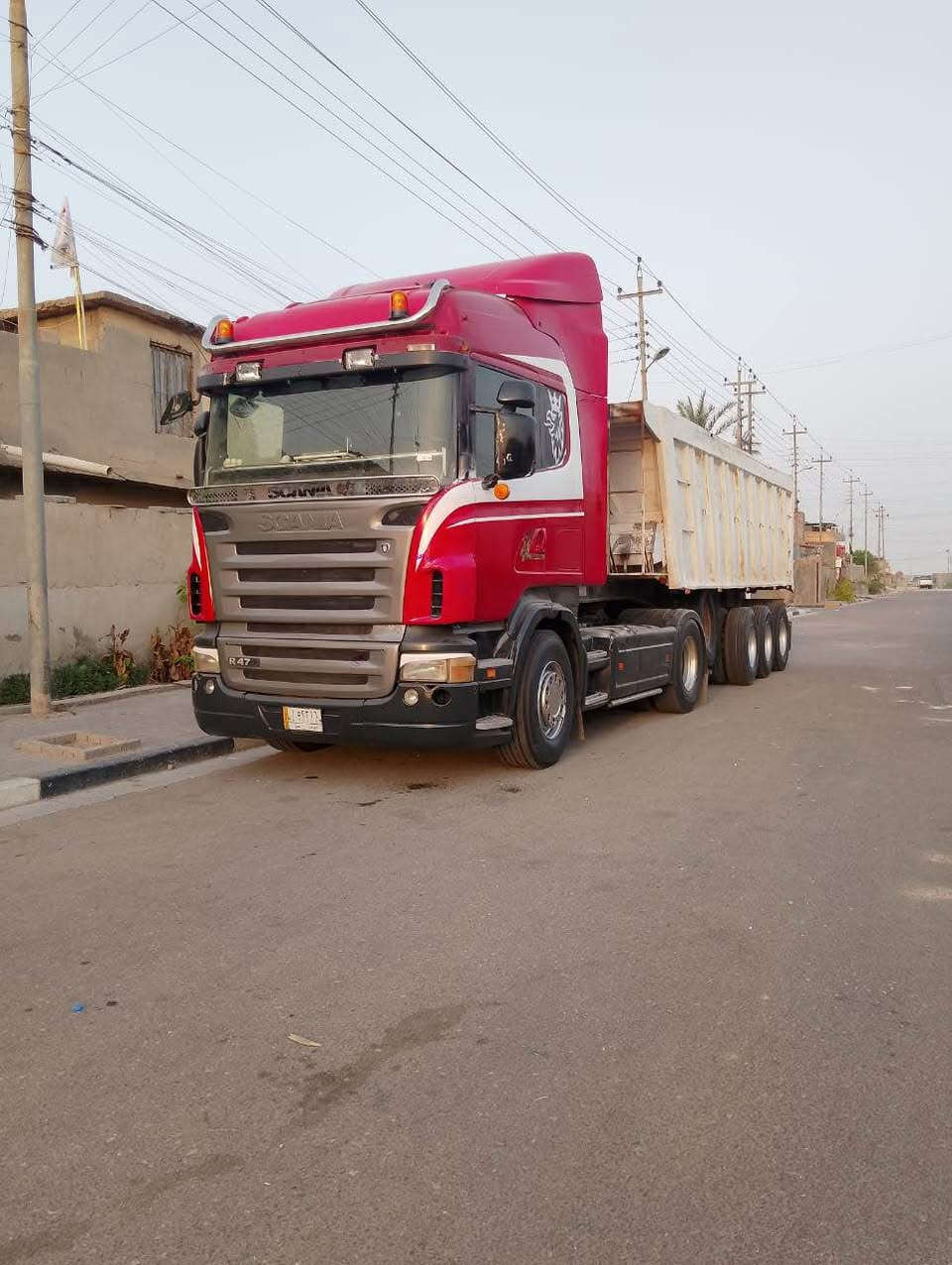 سكانيا 2005 رقم ذي قار ب اسمي سنويه 2030 شرط التحويل ثاني يوم مربوطة قلاب منضومه قلاب كامله مكينه  انجكسن 420 كير راجز اوتوماتيك شاصي مكفول باج بطن تخم تاير حداديه جديده 
السعر 175 
العنوان: البصره الهارثه 
للاستفسار اكثر اتصل : *********** …. ***********
مكلف بالنشر لاحد يراسلني البصرة, العراق
