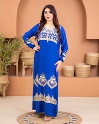 دشداشة نسائي • تطريز ستراس • مقاسات 2x 3x