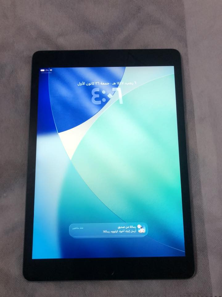 السلام عليكم ايباد 9 للبيع ذكرته٦٤نضيف لا مفتوح ولا مصلحح نضيف جهاز بطاريته ب٨٠ميصرف شاحنته كرتوته مطابقه موجودات شراي خابرني سعره مناسب٢٣٠بي مجال شراي يدلل ***********
