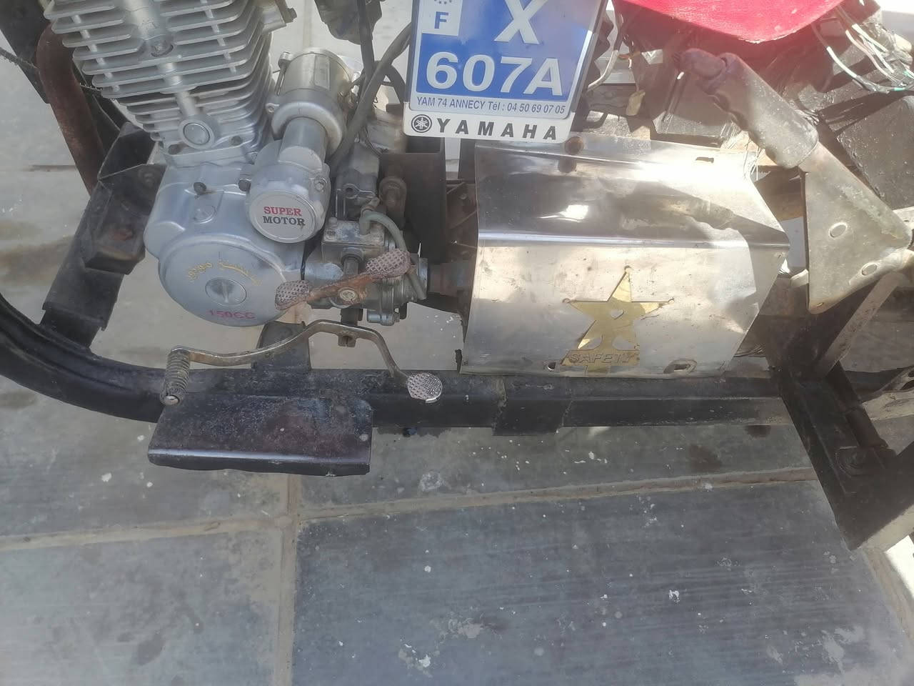 سلام عليكم.... دراجه البيع  رقم بابل بس راعيها ما واصله.. راعيها موجود بل حله رقم ***********.. سعر 850 وبيها مجال
