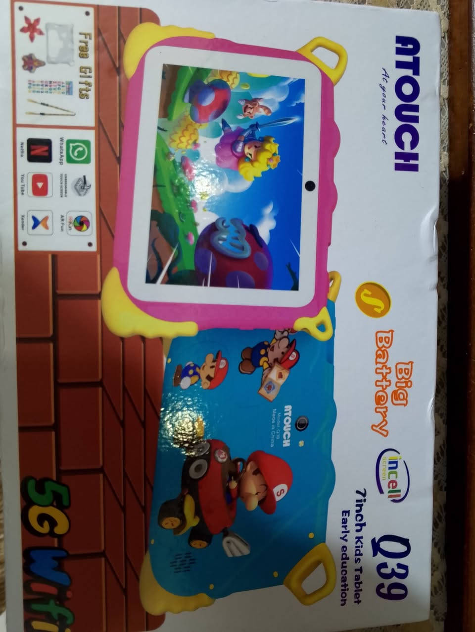 للبيع ايباد اطفال استخدام شهر
جهاز نظيف كل غراضه معه السعر 60 الف متواجد ع الفيس مكان الانبار للاتصال 
***********
