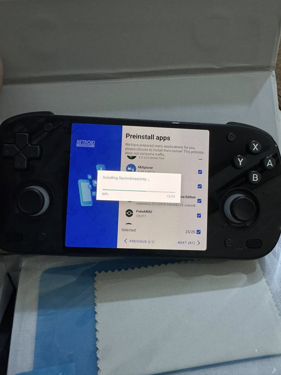جهاز جديد غير مستخدم سعر 225 ريترو بوكيت مني v2
ذاكره 128
معالج سناب دراكون 865


**إذا كنت صاحب هذا الإعلان وتريد حذفه لأي سبب، رجاءا أرسل رسالة إلى الدعم الفني**