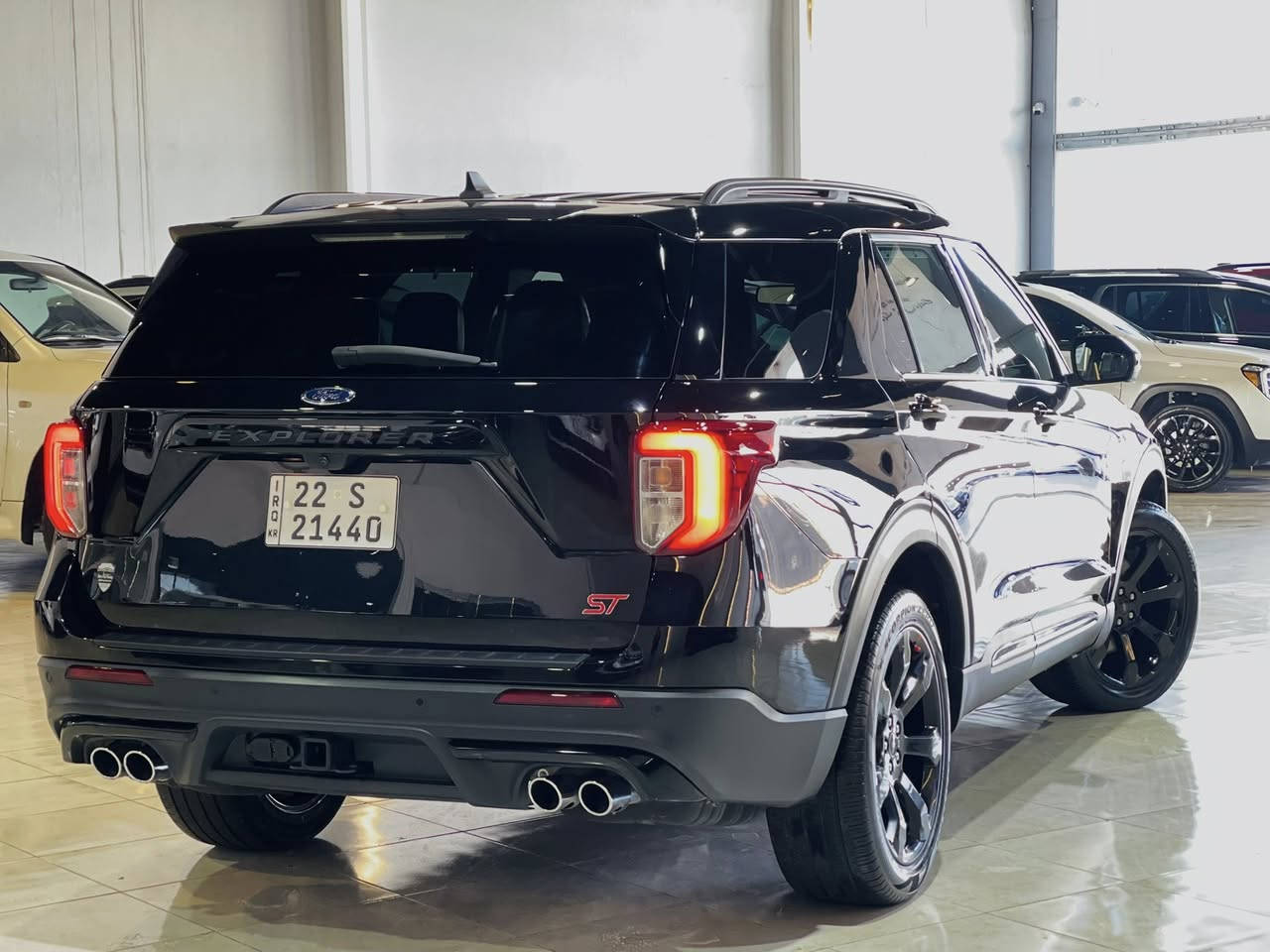 Ford Explorer ST 2023
العداد : 50 الف مايل
حجم محرك : 6 سلندر توين توربو 400 قوة حصانیة
سيارة بدون صبغ بابین مبدل بلادي نفس لون
 شبر جاملغ PDR
ايرباك طاگ مرجع بلادي شرط

اعلى فئه بالمواصفات اكسبلوره

بانوراما
شاشە کبیر 
كاميرا 360°
کیج ديجيتال
4X4 Awd
بصمة تشغيل
بصمة ابواب
(Remote Stat) الم اي
صندوق شفط كهربائي
رادار امامي (تحديد مسار)
رادار جانبي (نقاط عمياء)
رادار خلفي (التحذير من الاصطدام)
شفتات استيرن
استيرن تدفئة
كشنات جلد vip
كشنات تدفئة+ تبريد
هاند بريك بصمة
Auto Stat
Auto Stop
حساسات امامية+خلفية
(Navigaton) أالم ا ين
مانع انزلاق

وبقية المواصفات المعروفة
العنوان : اربيل شارع معارض

 : للاتصال والاستفسار

كورك ☎️ ***********   
اسيا سيل ☎️ ***********
