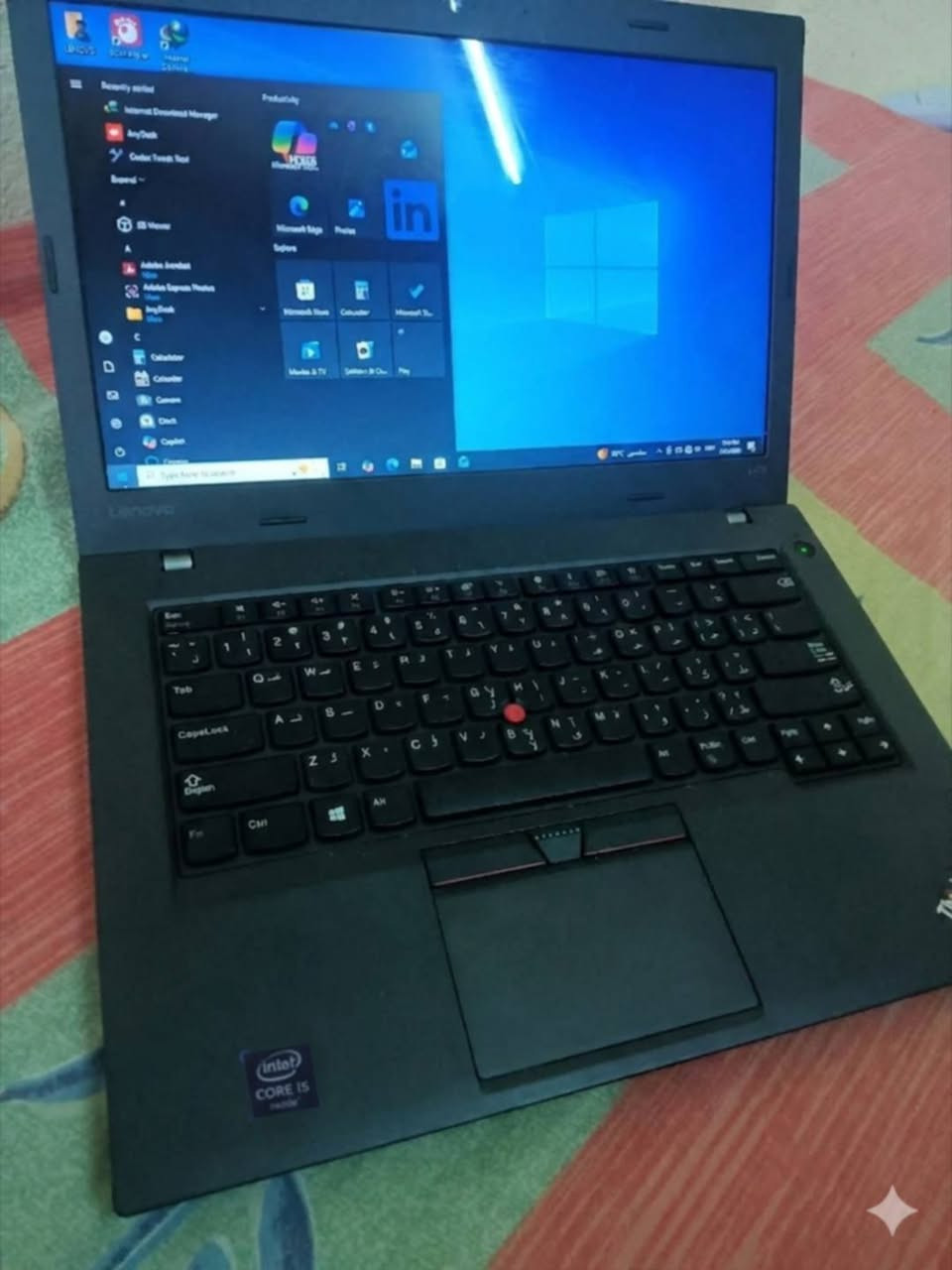 Lenovo think جهاز
Cor i 5 
Hard 256 ssd
Ram 8 G
السعر 170 الف وبي مجال


**إذا كنت صاحب هذا الإعلان وتريد حذفه لأي سبب، رجاءا أرسل رسالة إلى الدعم الفني**