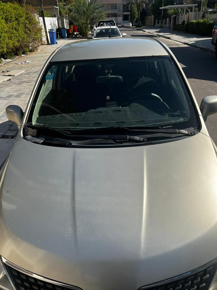 نيسان فيرسا   (مراوس حسب القناعه ) 
موديل 8
محرك 1800
رقمه بغداد 
سياره مكفوله من الضربه  فقط بيه طخطخيات واضحه بصوره 
مكينه كير خير من الله لانضوح ولا تبخير 
 
لغد شواصي مكفوله

  مكاني بغداد الغزاليه
متواجد خاص ***********
