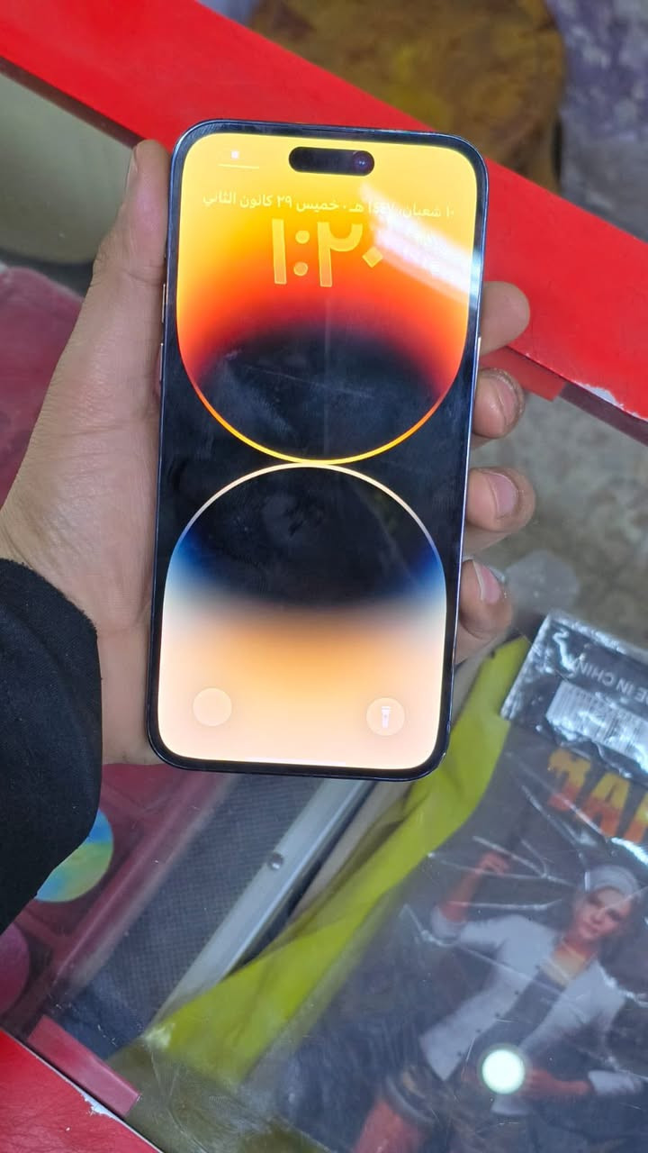 ايفون 14 بروماكس 256 دبل شريحة بطارية 92 الجهاز جديد كلش ولا شخط بي ضمان ب875 وبي مجال بسيط 
*********** واتس اب بغداد الشعب
