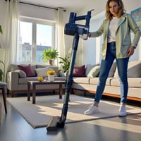 مكنسة رفاهية 2في1 • 600 واط • فلتر HEPA