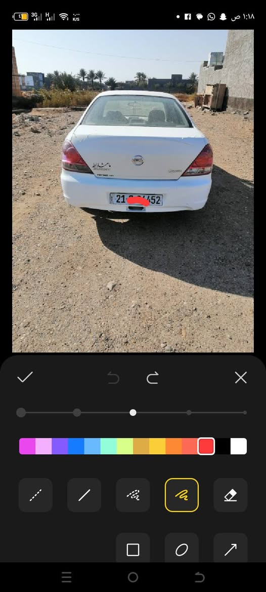 سلام عليكم سني ياباني 2010 مكفولة ماعده طخه خفيفه براس جاملق لخلفي شبر صبغ ولباقي كفاله كير محرك  مكفول كير اوتوماتيك رقم سليمانيه سنويه 29 ثاني يوم تحويل بسمك سعر 122 وبيهه مجال مكاني رمادي ***********7 ابو بيداء الفرا جي
