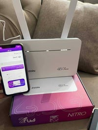 متوفر اجهزة راوتر زين فاي تو اخر اصدار Cat7 جديد غير مستخدم بدون شريحه...
