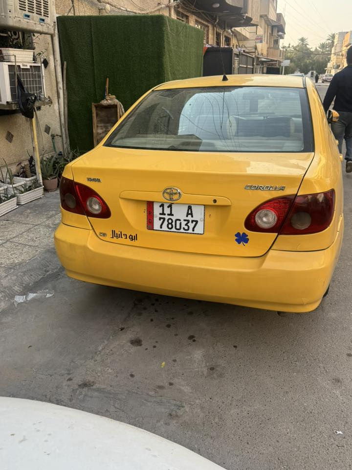 السلام عليكم كورلا نحله موديل ٢٠٠٨ وارد امريكي حادث جاملغ الخلفي ايمن فقط  رقم بغداد انكليزي محرك كايم صدر تخم تاير نضيف  السعر ٦٨ وبيه مجال بكاني الطوبجي بأسمنه السياره رقم ***********
