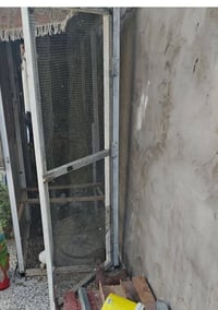 قفص حديد • طول ٢م • ارتفاع ١م٧٠