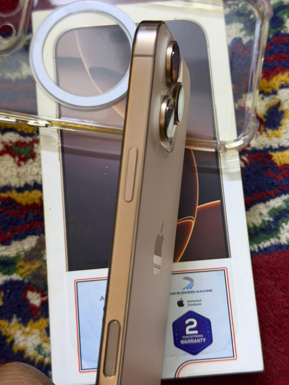 آيفون 16برو ماكس ألون المميز الجهاز جديد بعد داخل الضمان ضمان سنتين من ABM بطاريه 100ذ 256عددالدورات.     108عربي شرق اوسط نضافه 100/100 السعر 1425 ***********
